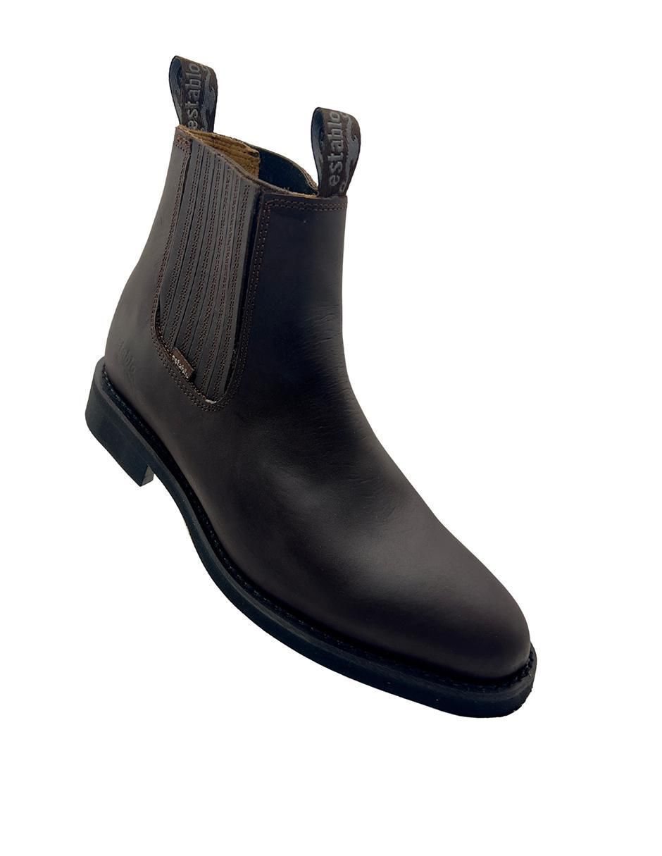 Botín 555 de piel para hombre 7