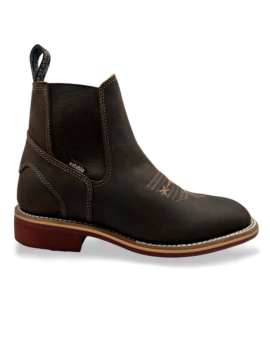 Botín de piel para hombre Botín de piel para hombre