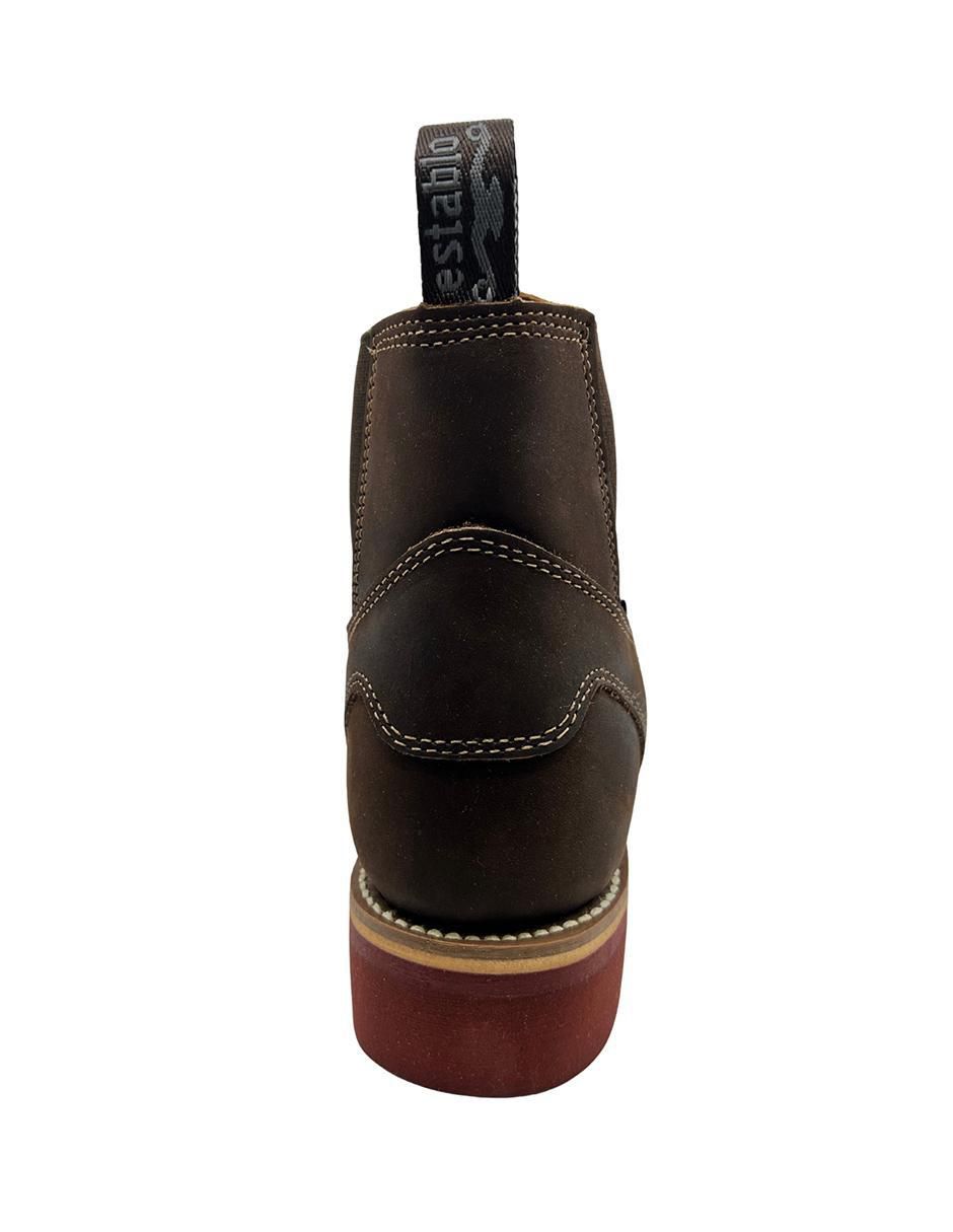 Botín de piel para hombre 9