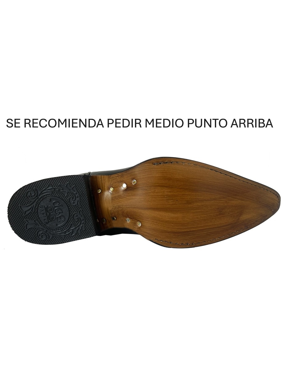 Bota vaquero de piel para hombre 11