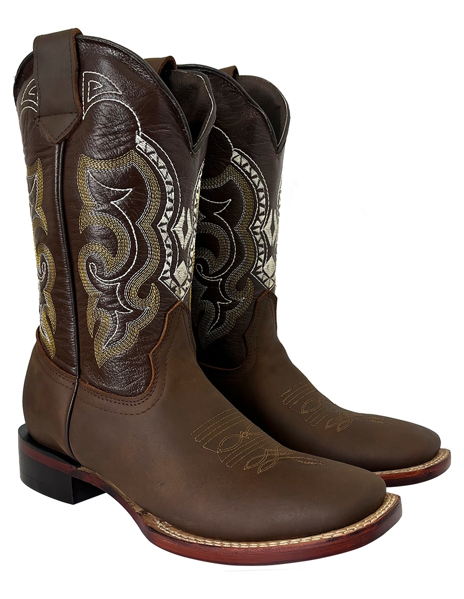 Bota de piel para hombre