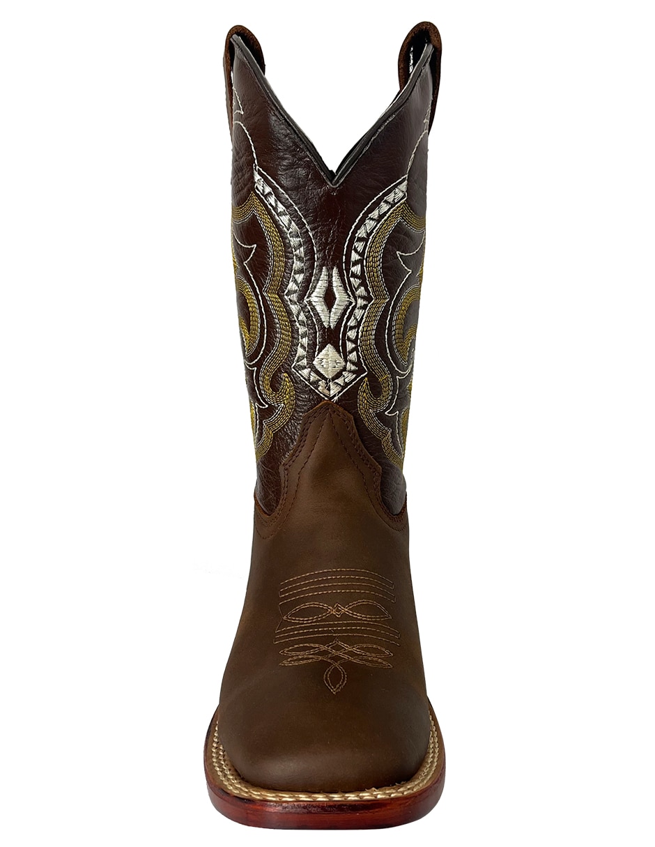 Bota de piel para hombre