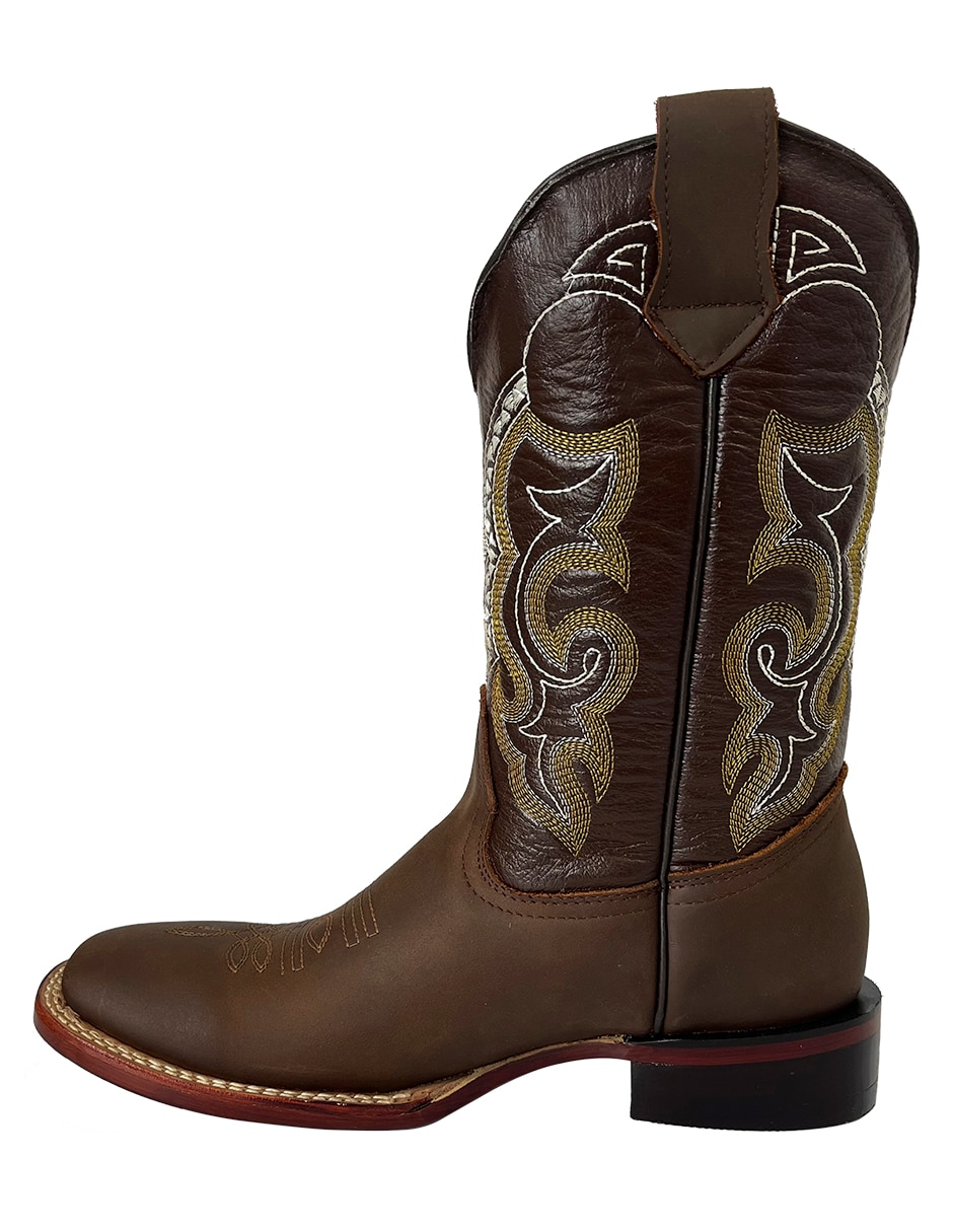 Bota de piel para hombre
