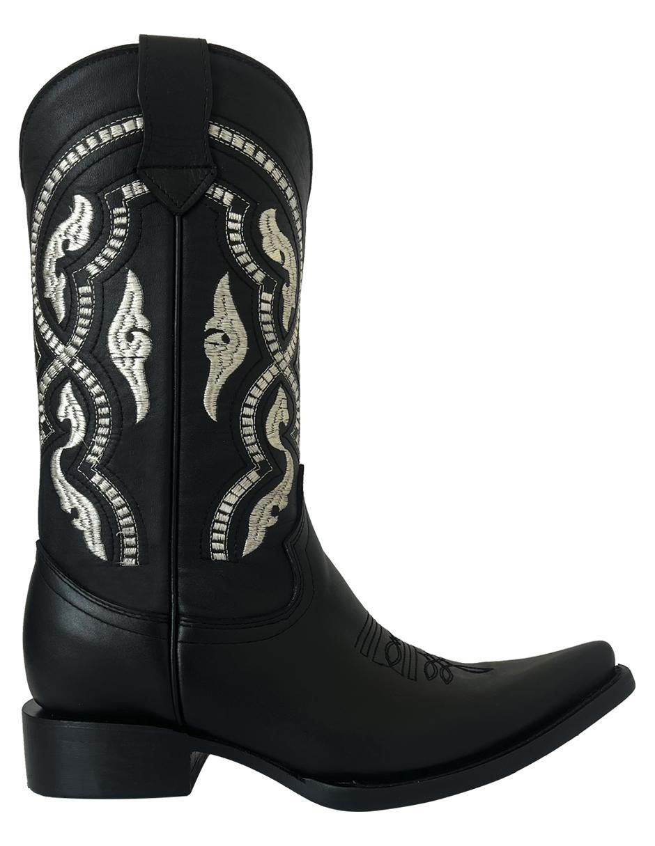 Bota vaquero de piel para hombre 1