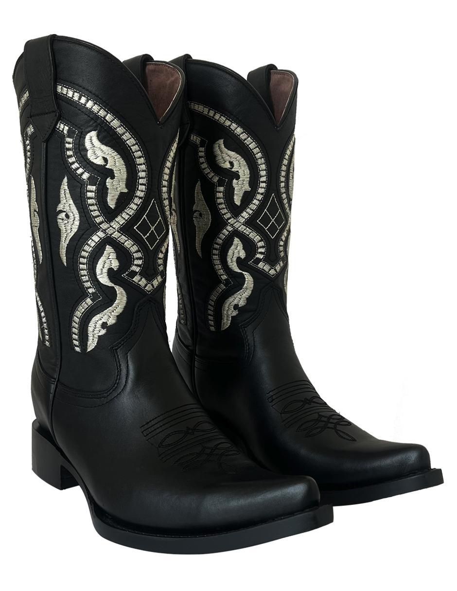 Bota vaquero de piel para hombre 10