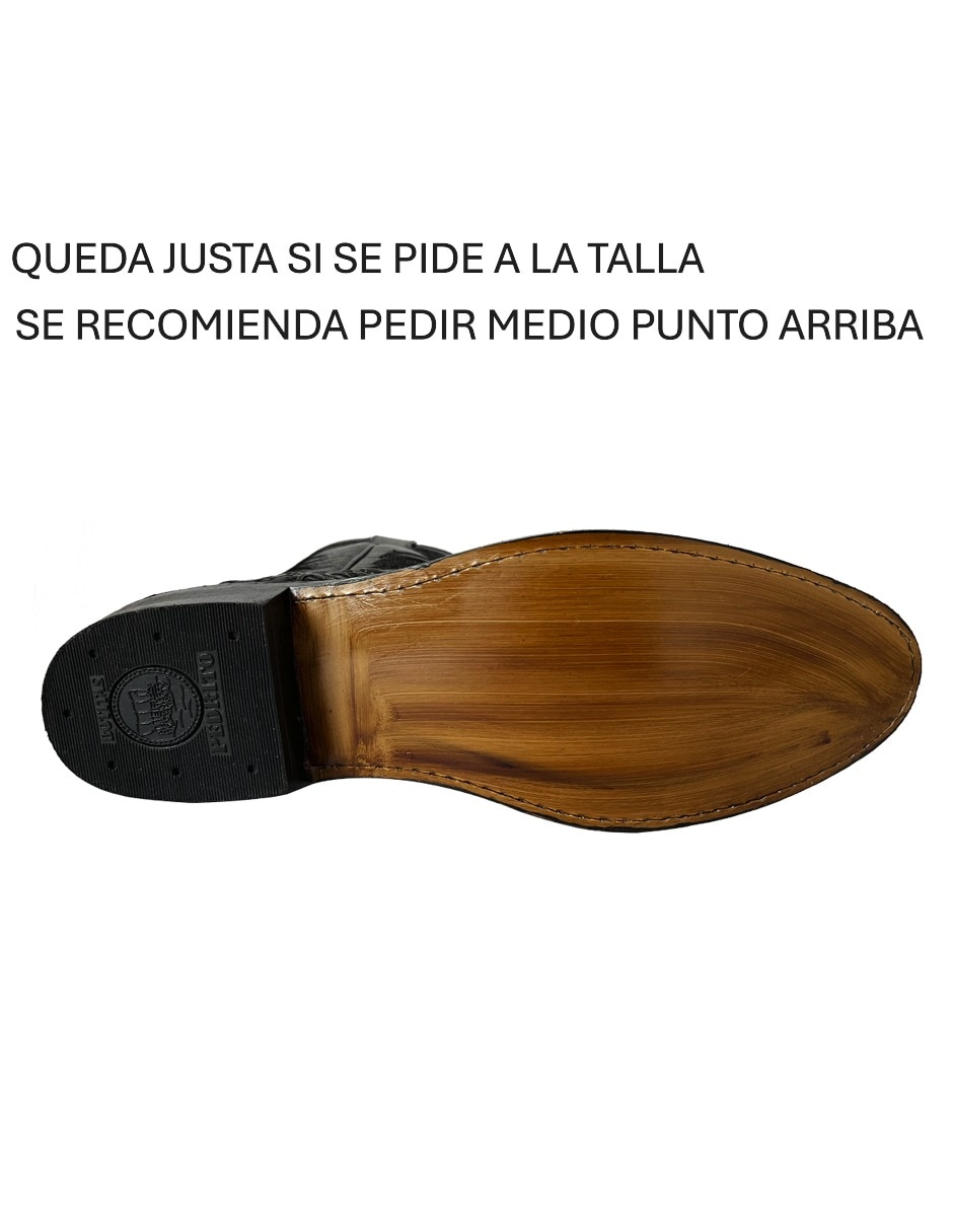 Bota bdp botas de pedro vaquero de piel para hombre