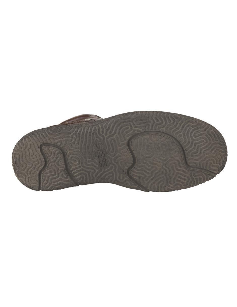 Botín lobo solo de piel para hombre
