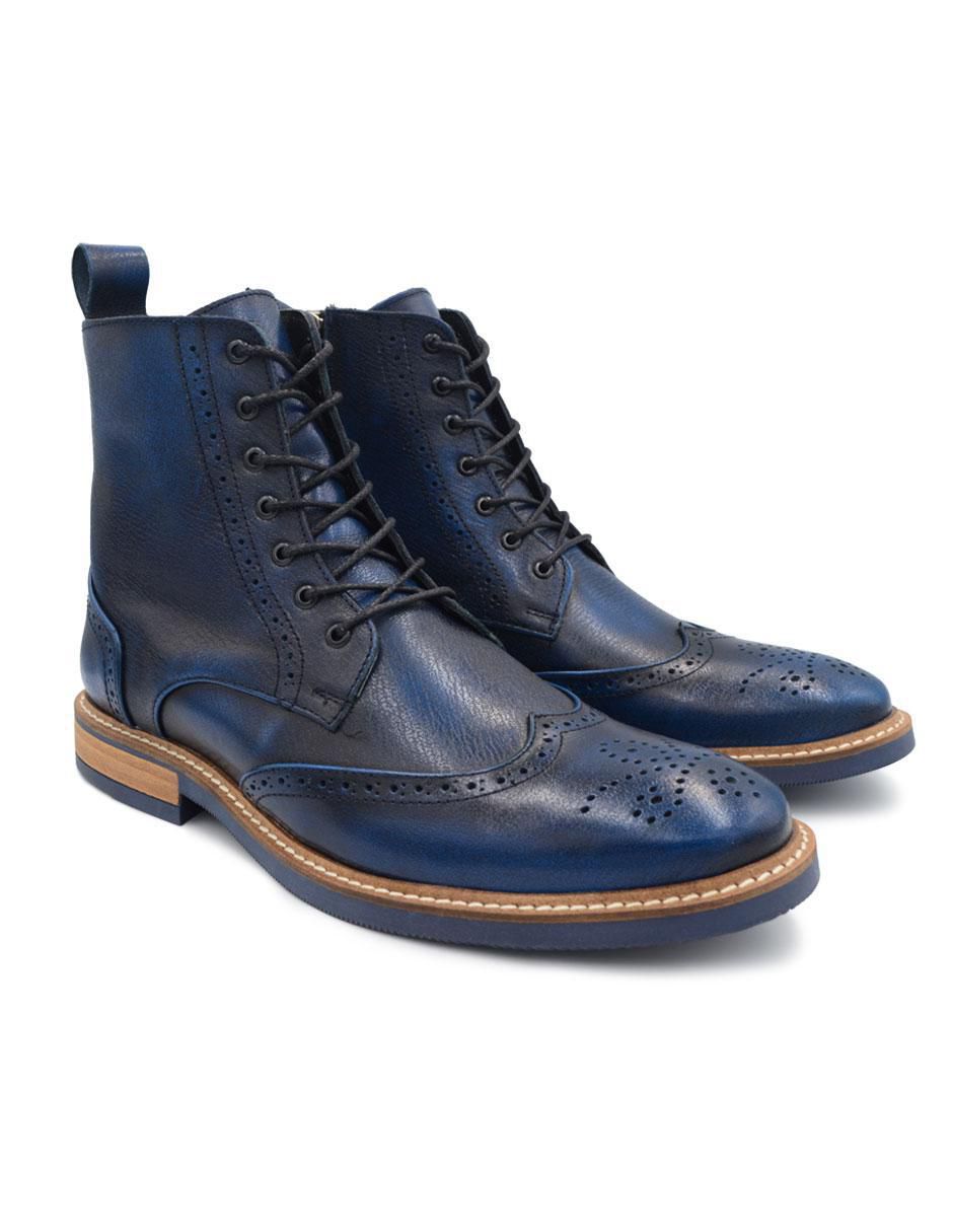 Botín de piel para hombre