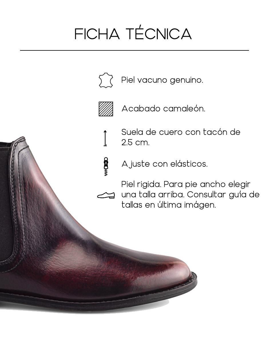 Botín de piel para hombre 9