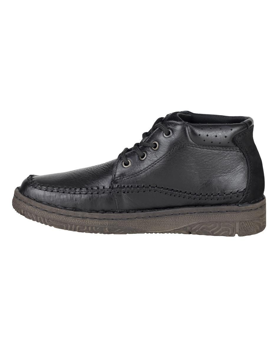 Bota lobo solo de piel para hombre