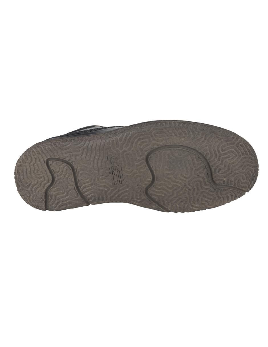 Bota lobo solo de piel para hombre