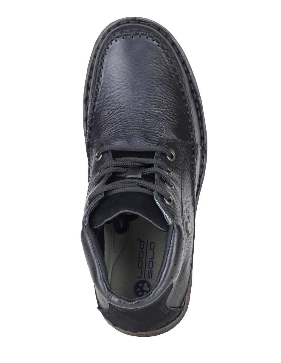 Bota lobo solo de piel para hombre