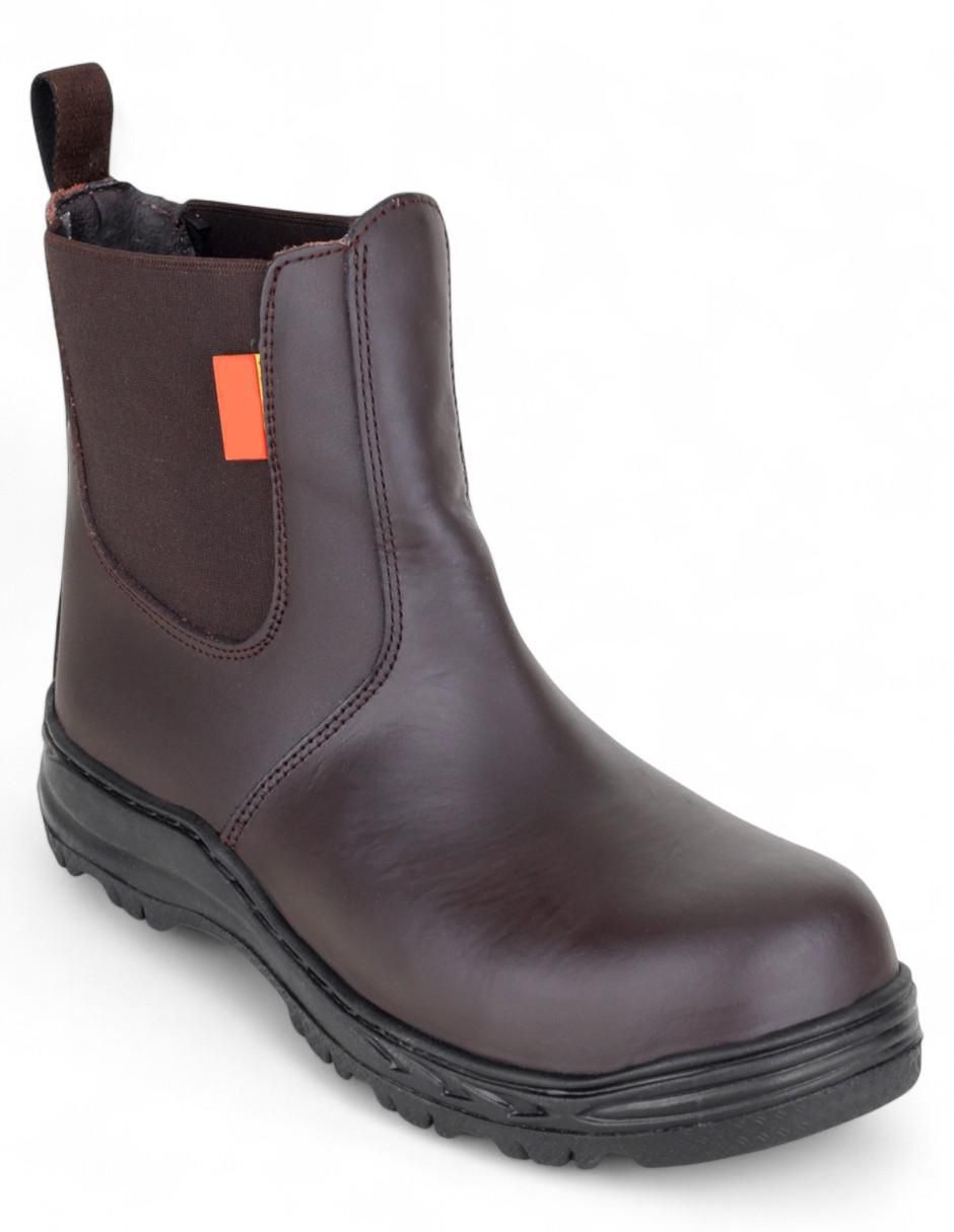 Bota industrial Rbmove de cuero y tela