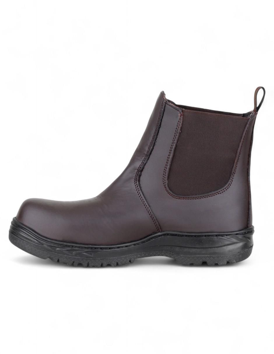Bota industrial Rbmove de cuero y tela