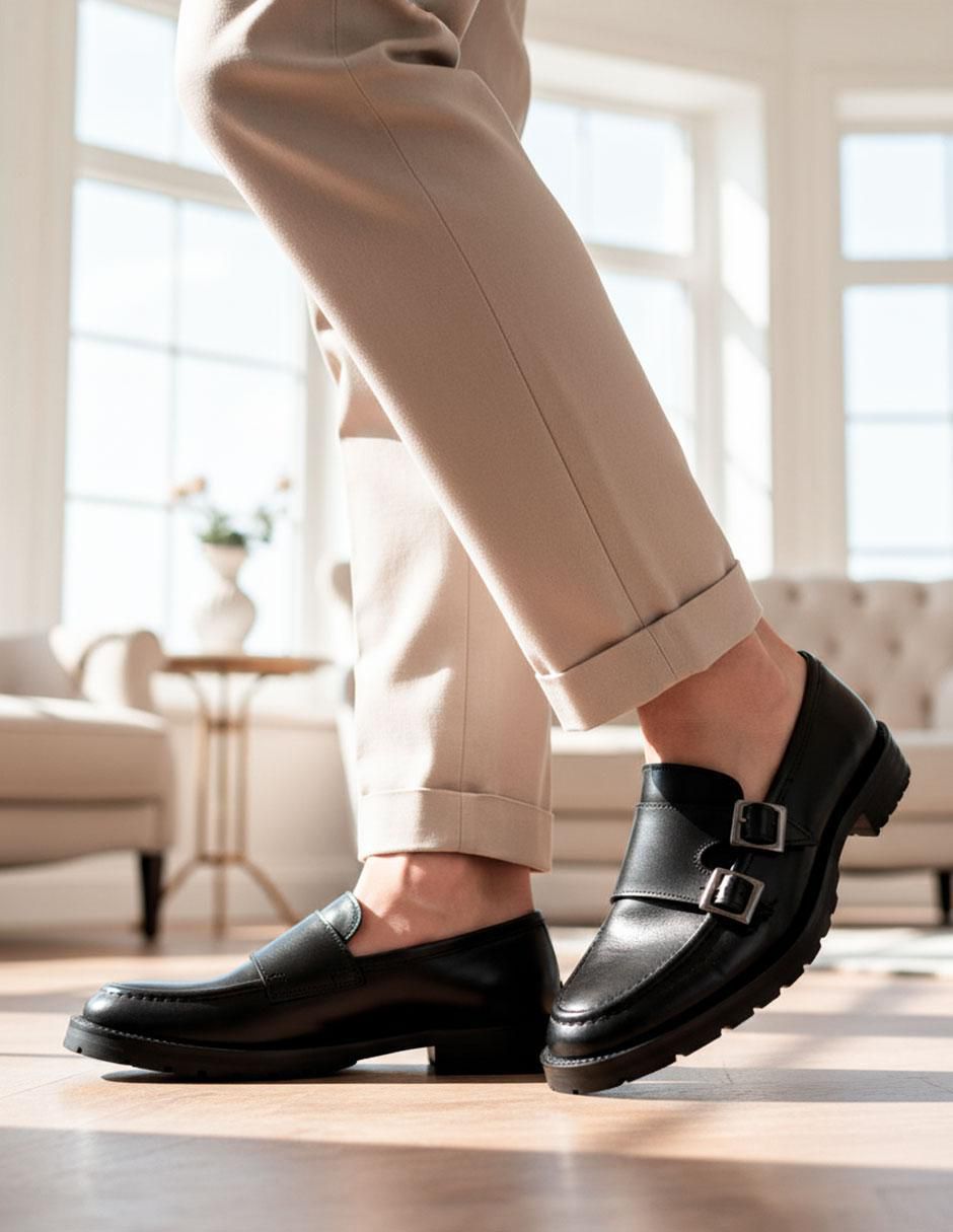 Zapato monk Estilo Dh para hombre