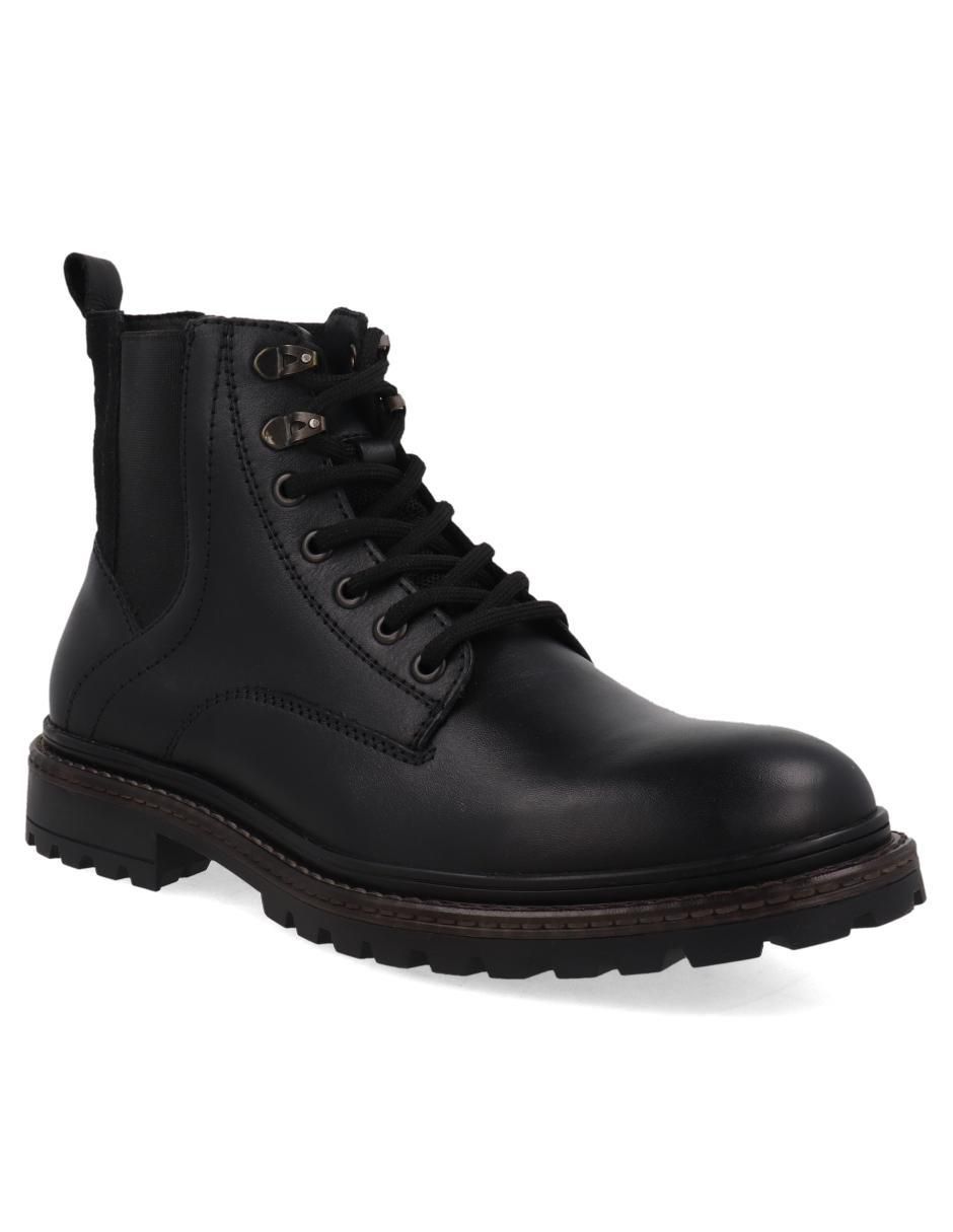 Botín de piel para hombre Botín de piel para hombre