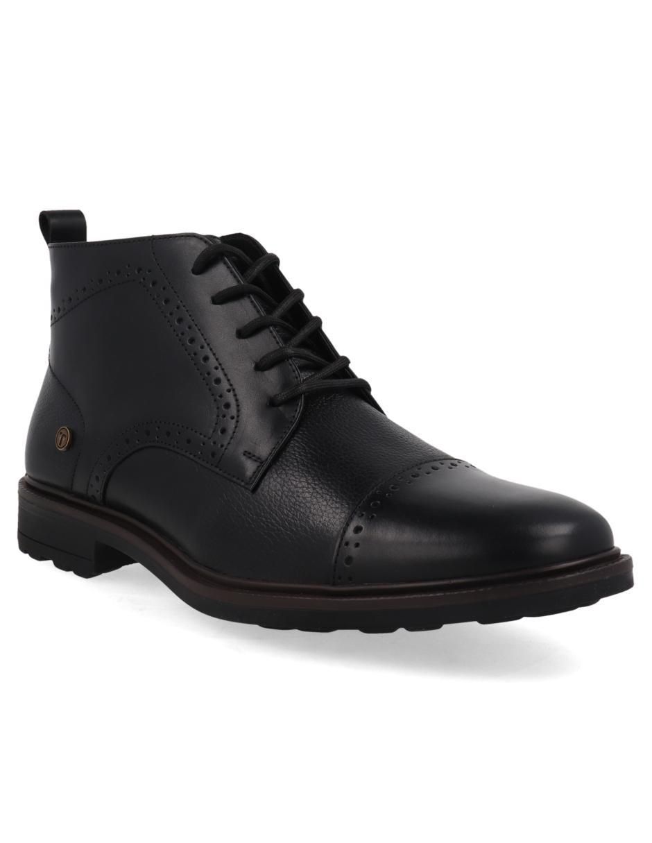 Botín de piel para hombre