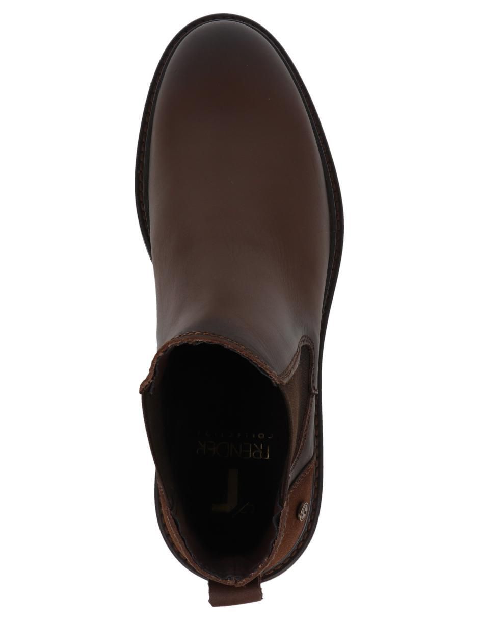 Botín de piel para hombre