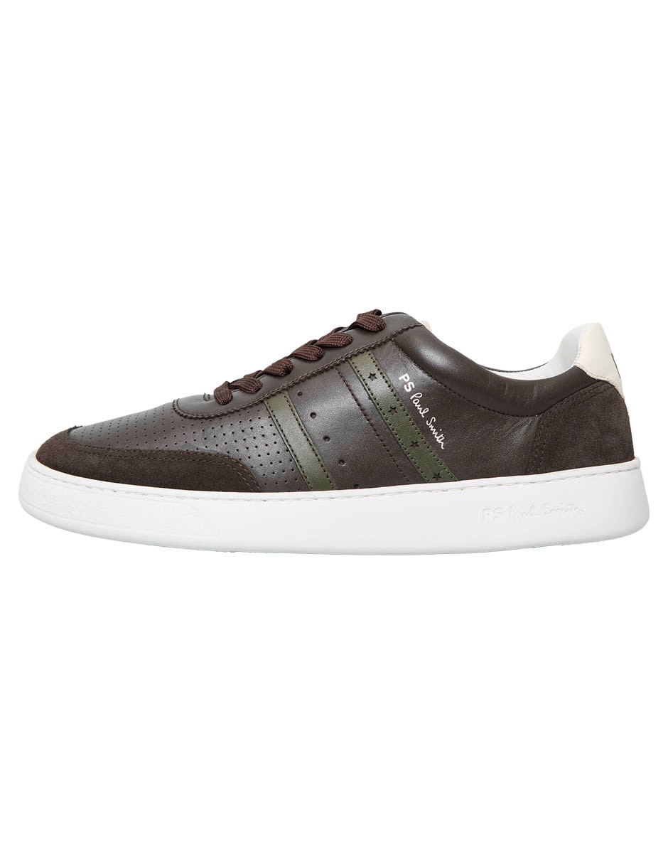 Tenis de piel para hombre