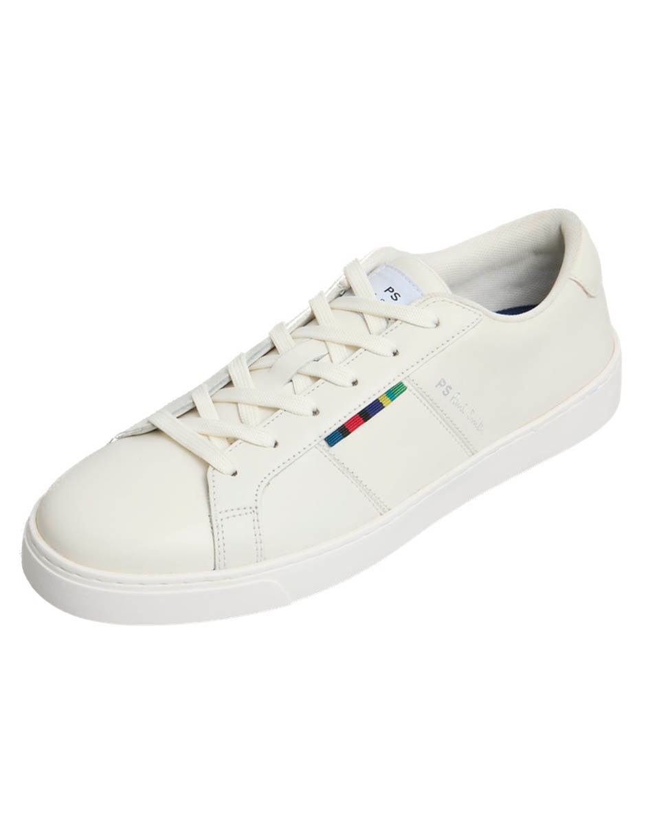 Tenis de piel Beech White para hombre 5