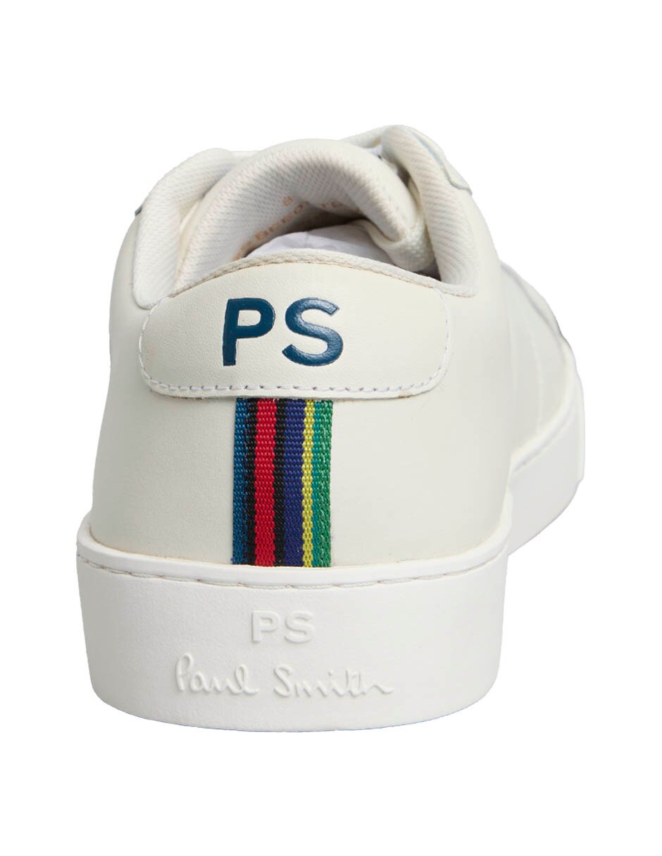Tenis de piel Beech White para hombre