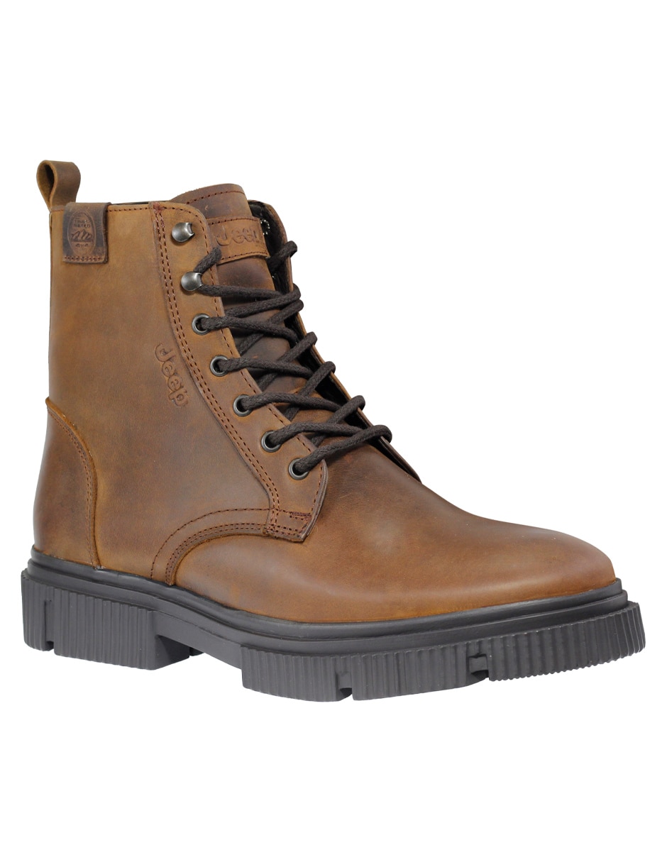 Bota de piel para hombre