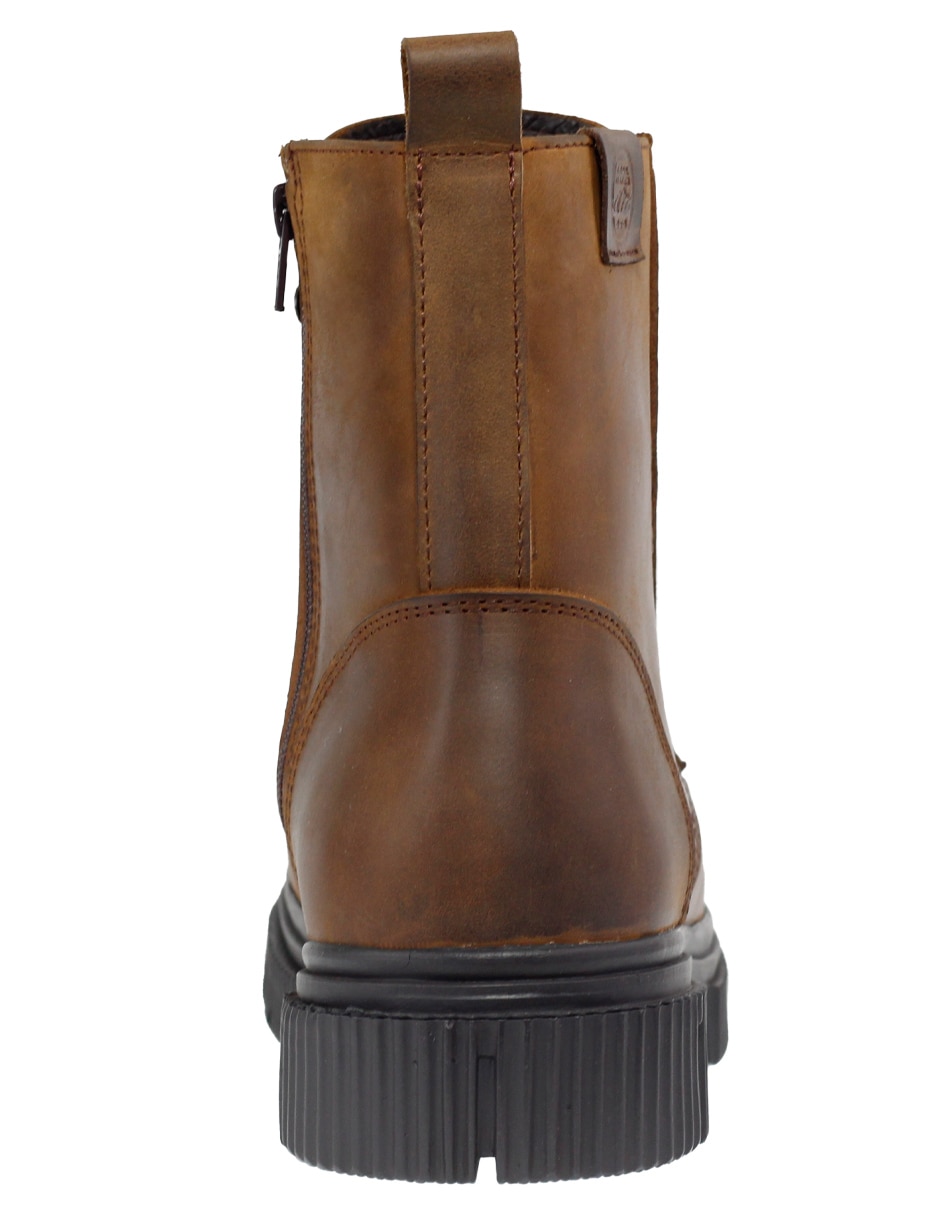 Bota de piel para hombre