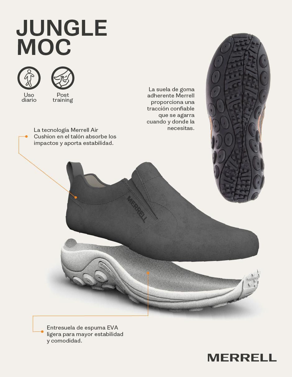 Tenis de piel Jungle Moc para hombre