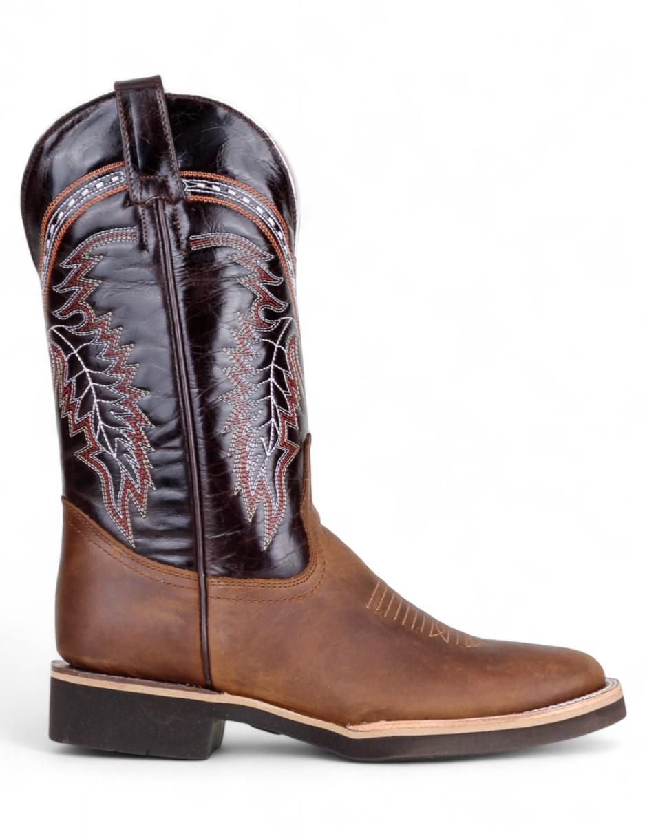 Bota de piel para hombre