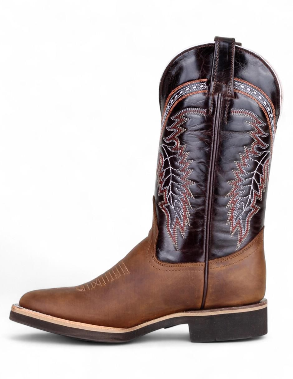 Bota de piel para hombre