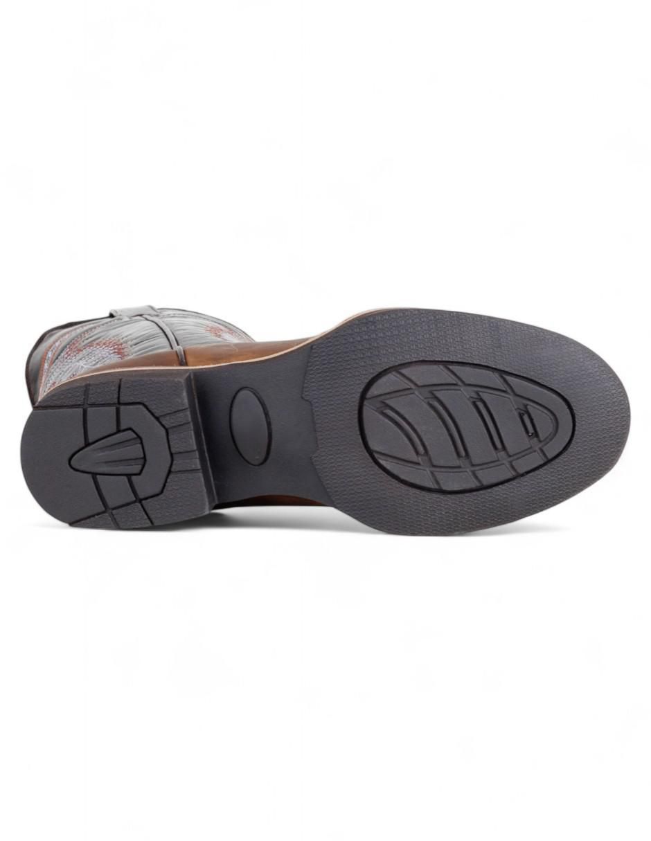 Bota de piel para hombre