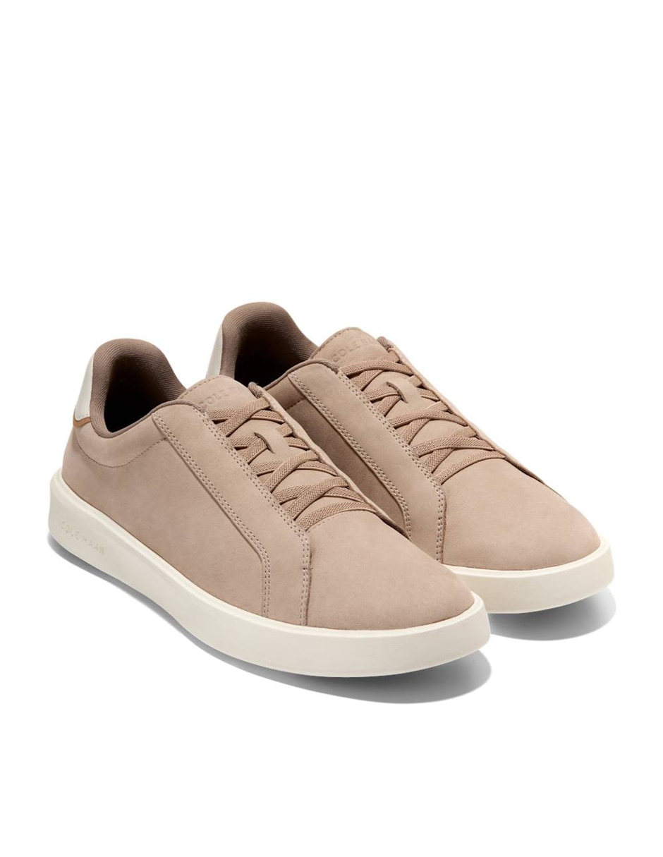 Tenis de piel Grand Crosscourt Daily Lace-To-Toe Slip-On para hombre
