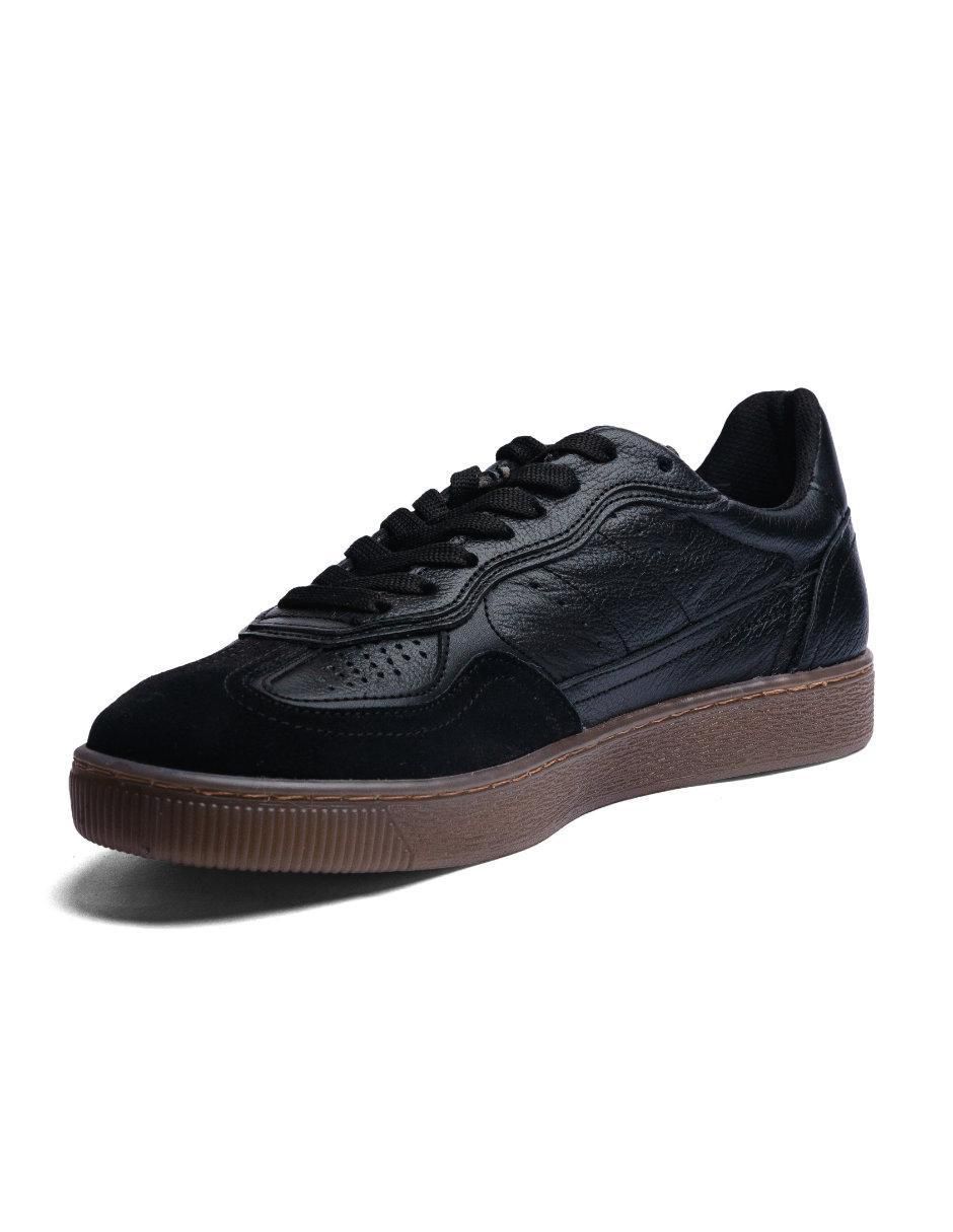 Tenis de piel para hombre