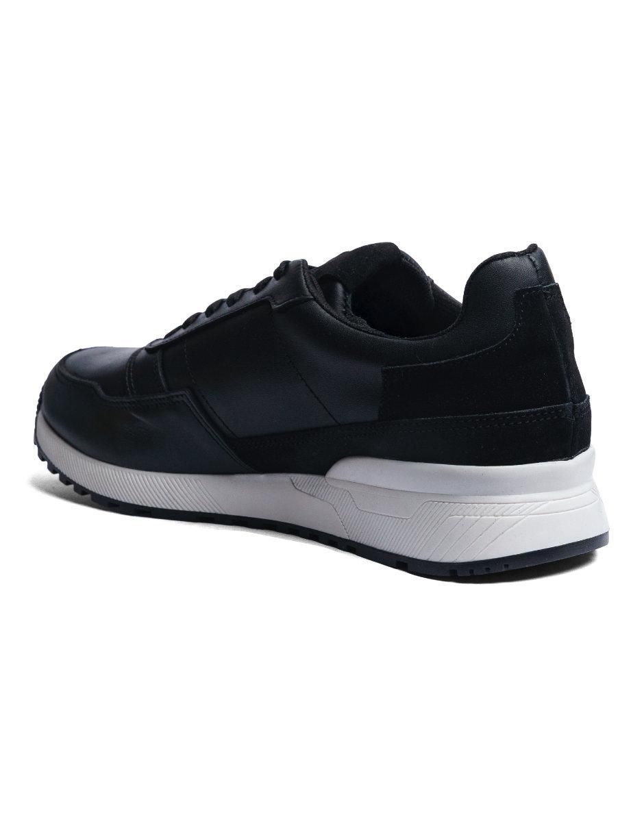 Tenis de piel para hombre