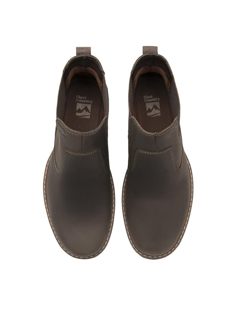 Botín de piel para hombre