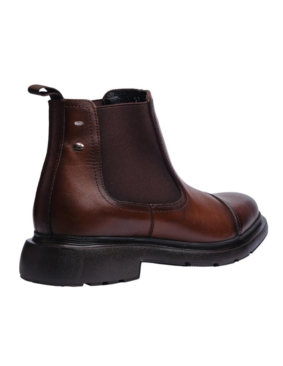 Botín de piel para hombre