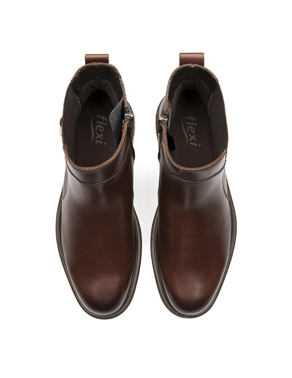 Botín Flexi de piel para hombre
