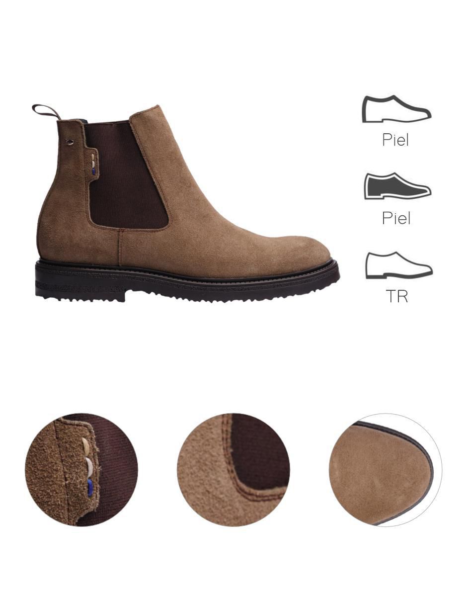 Botín de piel para hombre 4
