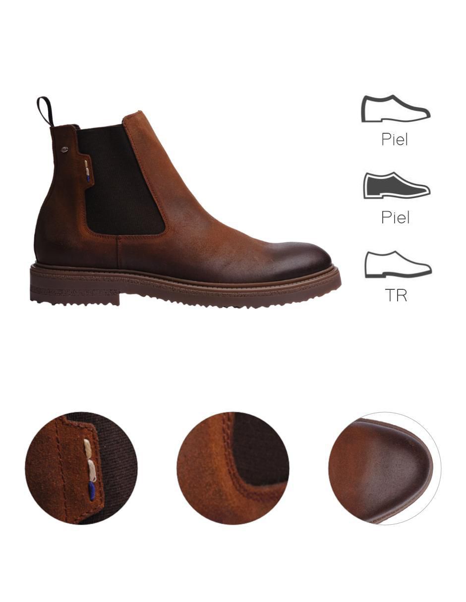 Botín de piel para hombre 4