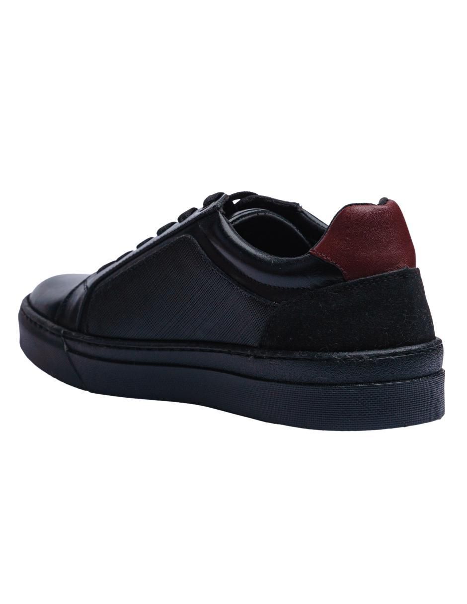 Tenis de piel para hombre