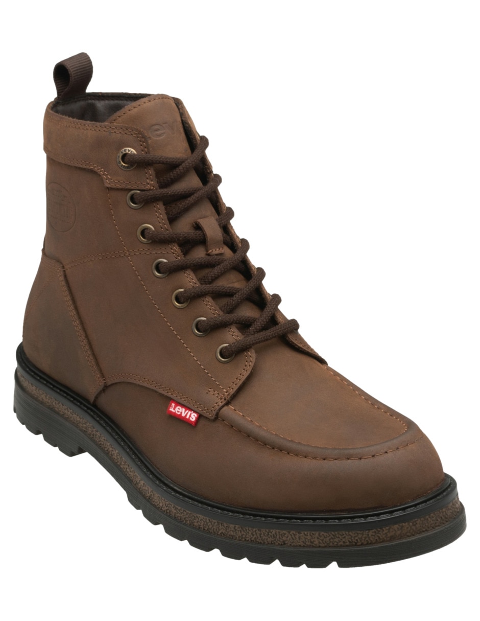 Bota de piel para hombre
