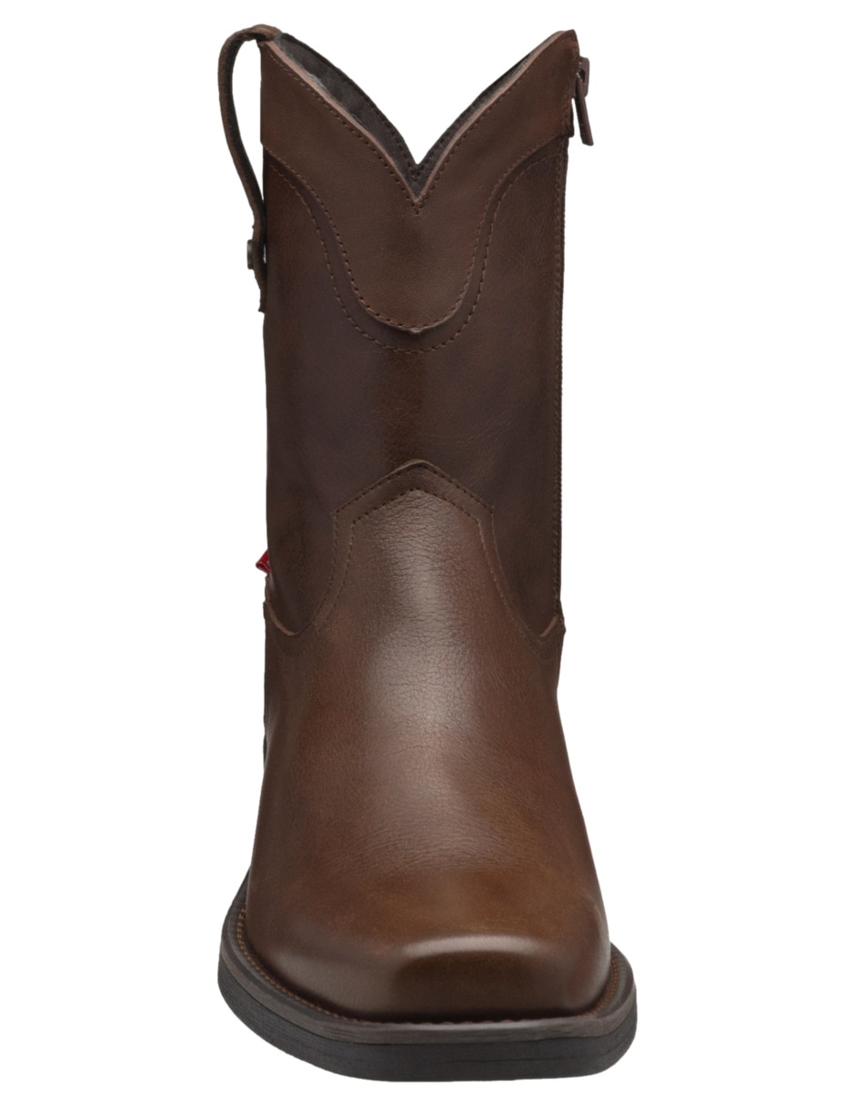 Bota de piel para hombre