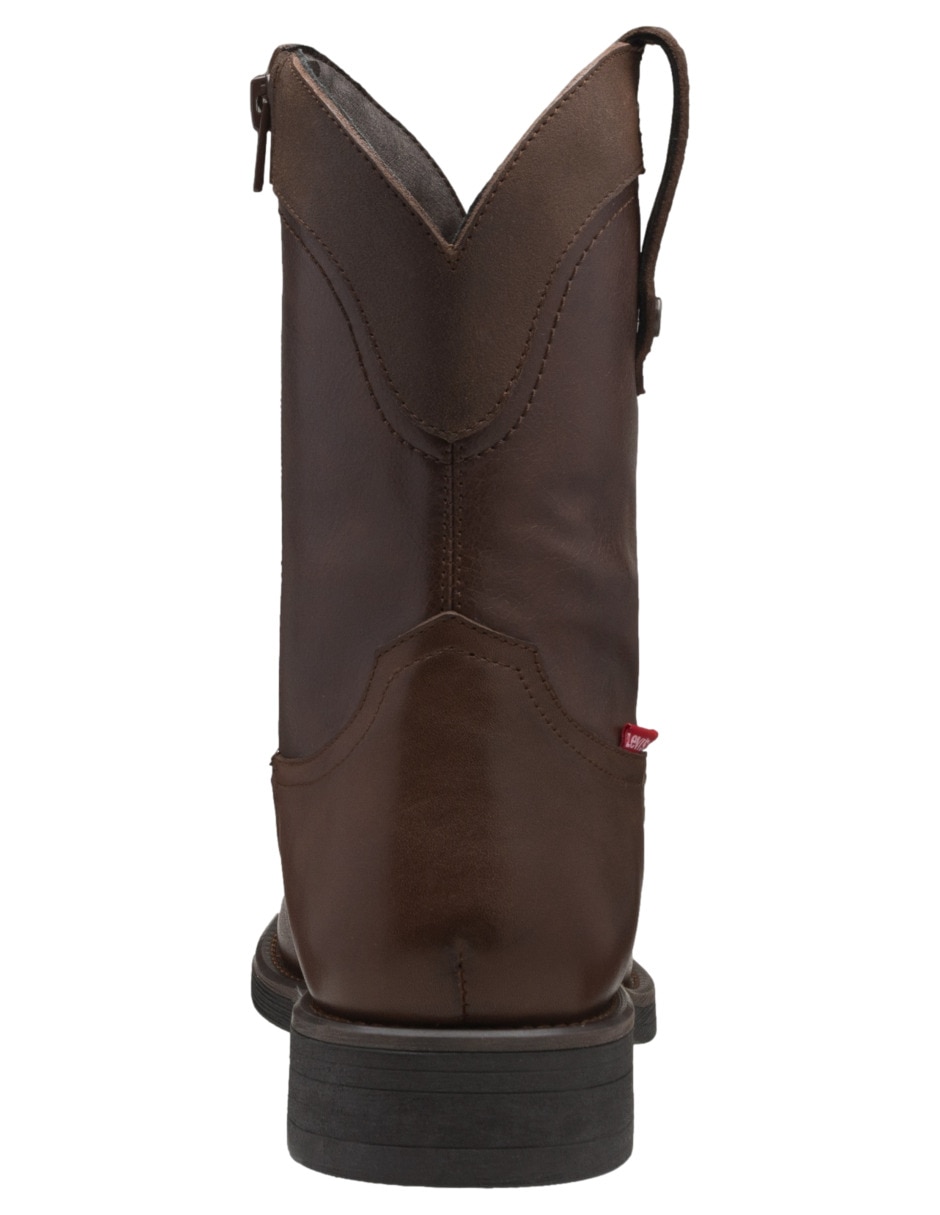 Bota de piel para hombre