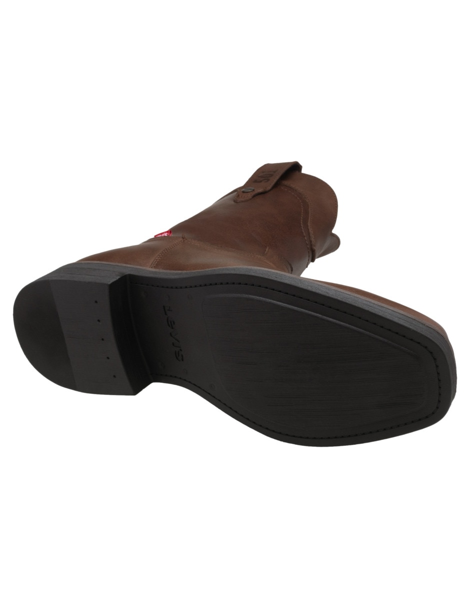 Bota de piel para hombre