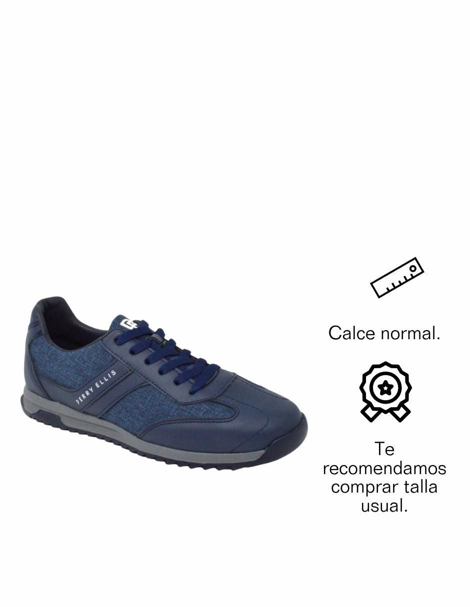 Tenis Casual Azul Marino para hombre