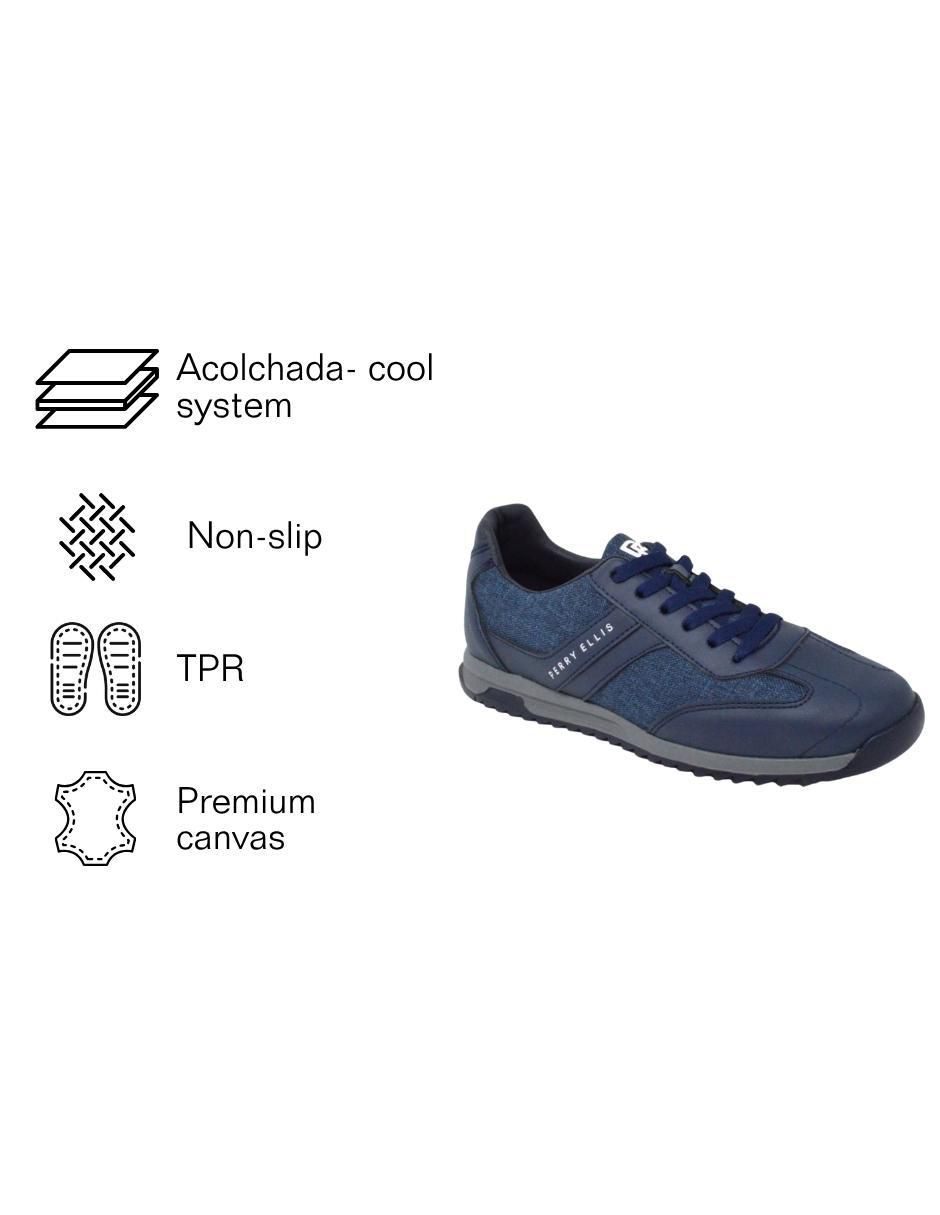 Tenis Casual Azul Marino para hombre