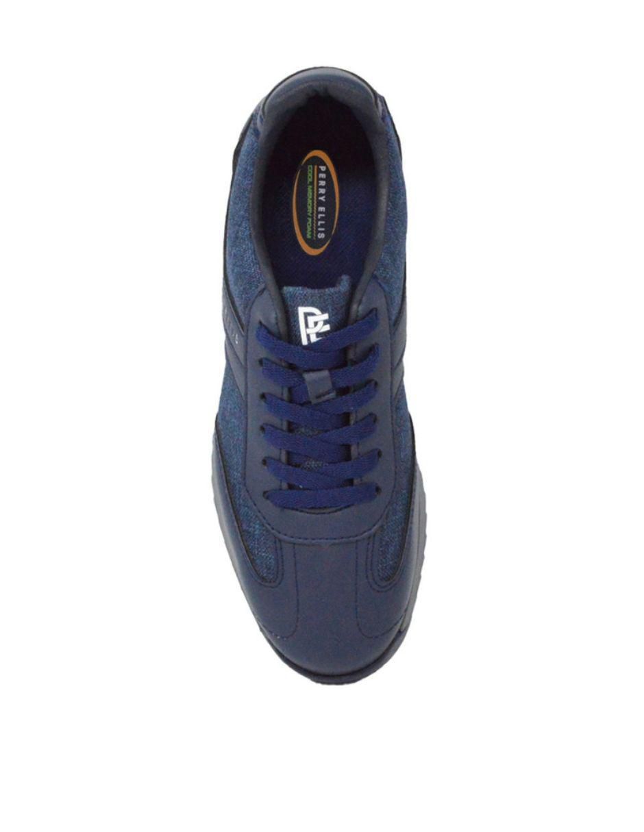 Tenis Casual Azul Marino para hombre 6