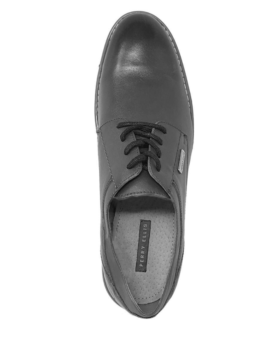 Tenis zapato oxford derby negro para hombre 8