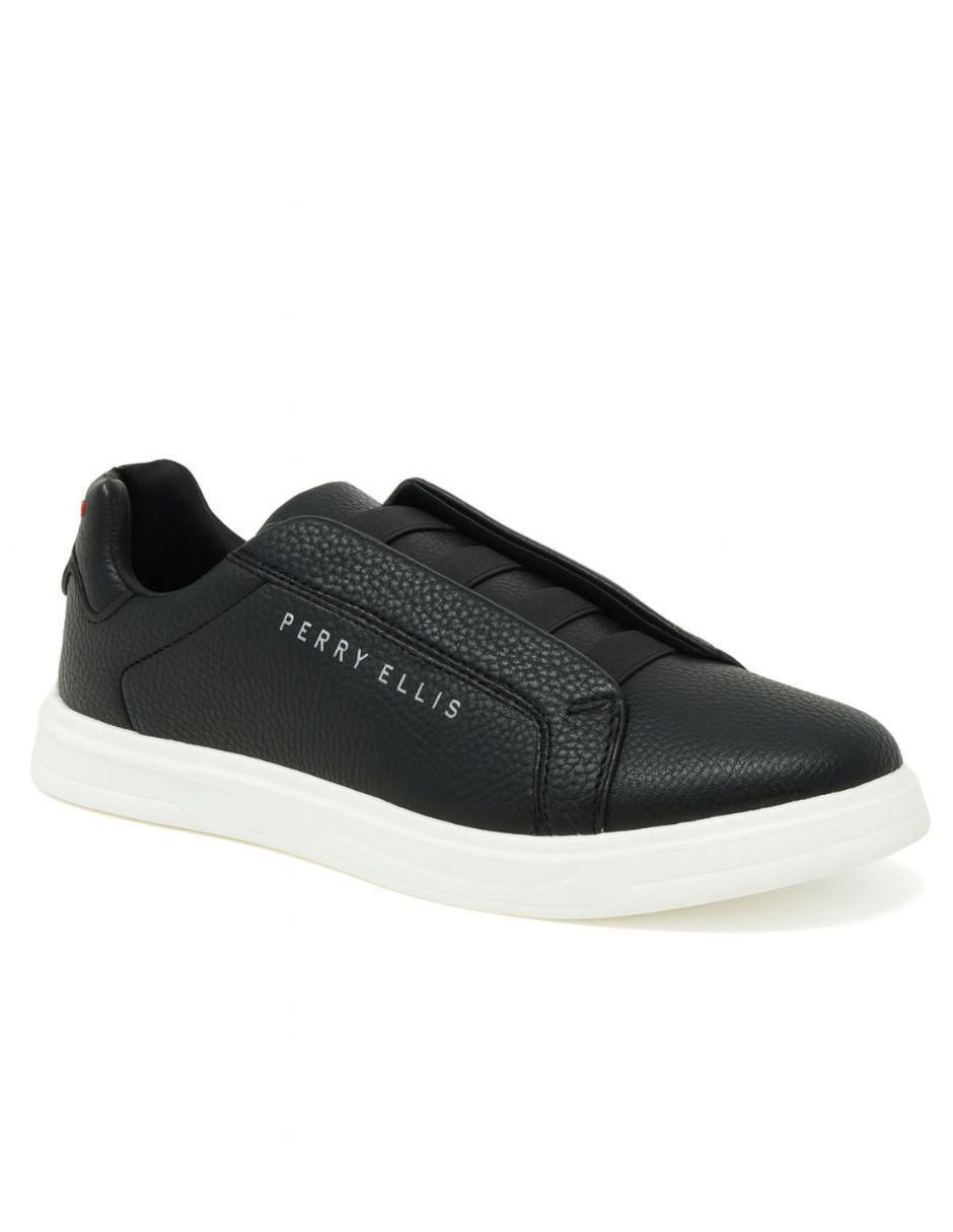 Tenis Casual Slip-On Negro para hombre Tenis Casual Slip-On Negro para hombre