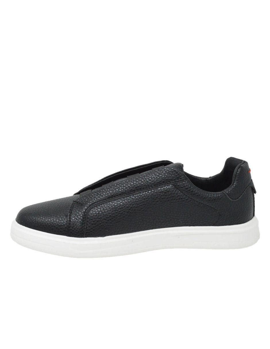 Tenis Casual Slip-On Negro para hombre 8